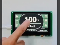 Interfaccia a 4,3 pollici di TTL di risoluzione dell'esposizione 480x272 del Uart Tft, 8N1 UART, CMOS/3.3V TTL