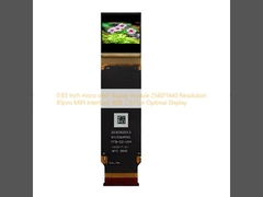 Modulo display micro oled da 0,83 pollici, risoluzione 2560*1440, interfaccia MIPI a 81 pin, 1800 C/D per una visualizzazione ottimale