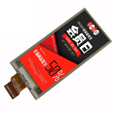 2.9 Inch E-paper Display with 128x296 Resolution and SPI Interface for Electronic Shelves and Sticky Notes