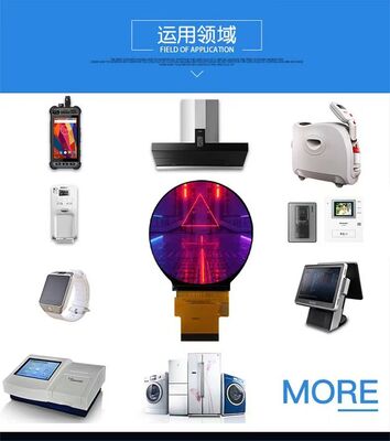 2.1 Inch 480x480 Resolution 300nits Brightness Round TFT Display Circular TFT LCD Display Module for Smart Appliances