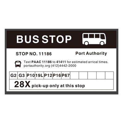 31.2 pollici carta elettronica schermo di visualizzazione applicare sul segno della stazione degli autobus
