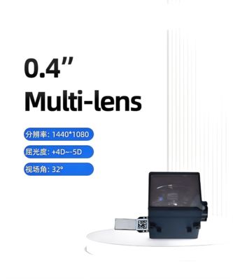 【Mirino elettronico HD da 0,4 pollici】Soluzione di tipo C per mirino elettronico, risoluzione 1440×1080, adatto per apparecchiature industriali / strumenti medici / telescopi, PPI elevato, bassa latenza