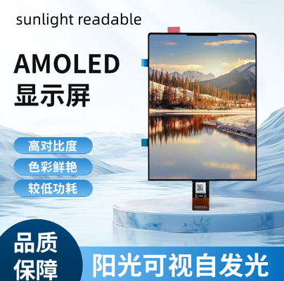 4.92 Inch AMOLED Display Module with 1080×1240 Resolution and 500cd/m2 Brightness for Medical Use