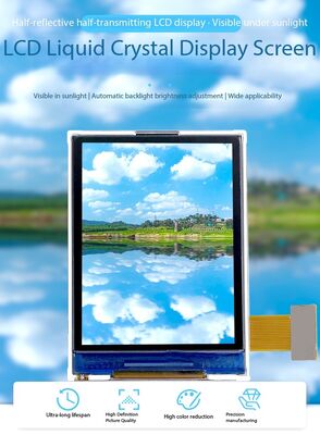 2Display TFT riflettente da 2 pollici con risoluzione 240 (RGB) x 320 e MCU 16 bit Interfaccia TFT leggibile dalla luce solare