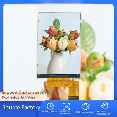 3.5 Inch IPS TFT Color Display Module with MCU 8bit Interface All View Angle and ST7796U Driving IC for Industrial Applications